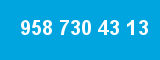 958 730 43 13 958 730 43 13